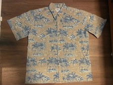 Vintage Reyn Spooner Hawaiian Shirt Aloha Hawaii Palm Trees Size XL