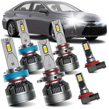 AWALITED Fits for 2007-2018 Toyota Camry High Low Beam Fog Lights Bulbs Combo...