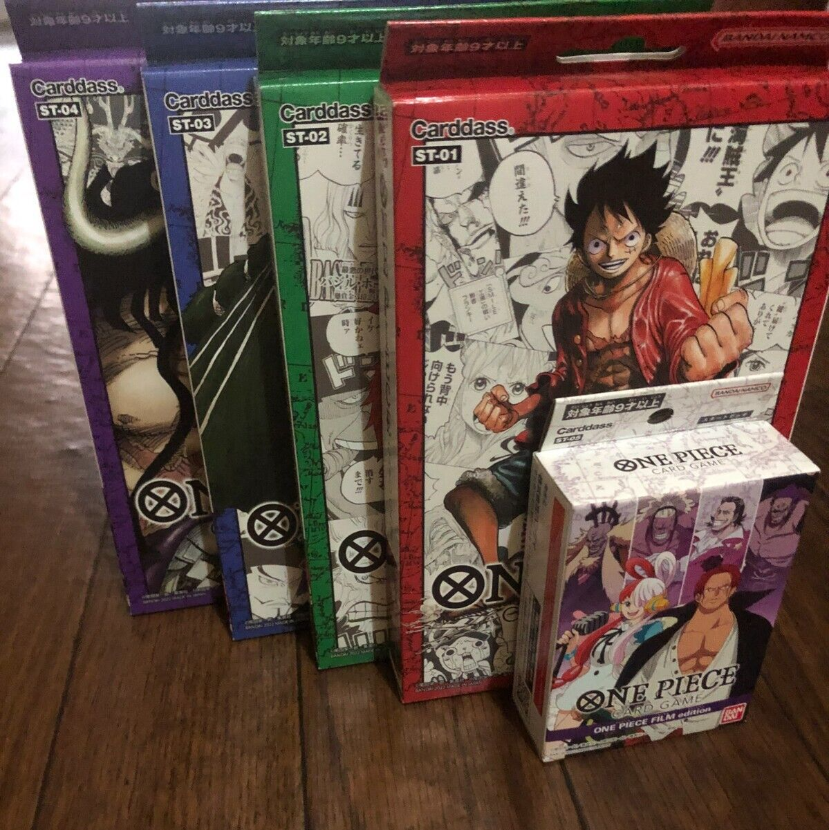 BANDAI ONE PIECE Card Game Start Deck Set of 5 Complete 2022 TCG