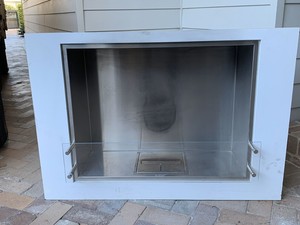 Large Stainless Steel Ecosmart Fire Bio Ethanol Fireplace Ebay