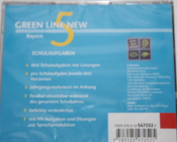 Thumbnail - Green Line 5 Bayern Schulaufgaben Lehrersoftware + Lösungen Englisch