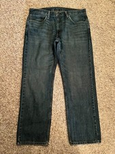 EUC Levi's 559 Relaxed Fit Straight Jeans Mens 36x30 MEASURED 36x29.5  9449 