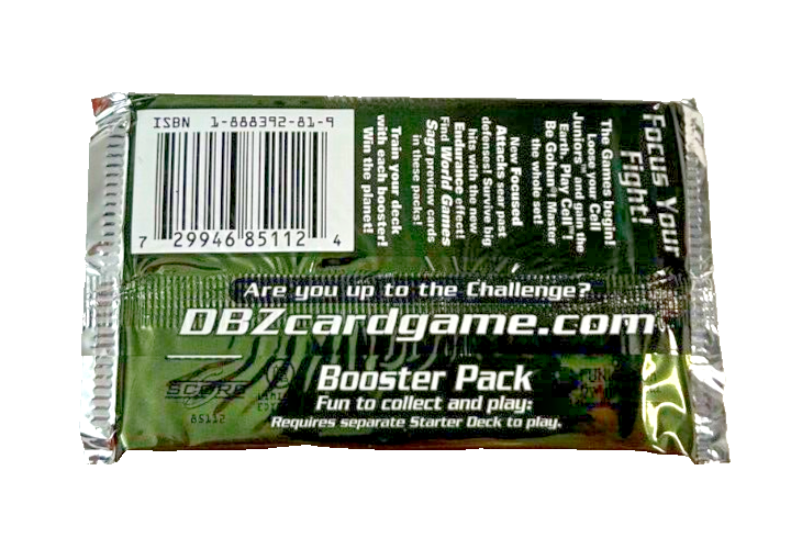 5 Limited Edition Dragon Ball Z Cell Games Saga Booster Pack Card Game DBZ  for sale online