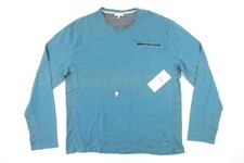 CALVIN KLEIN JEANS CK CORSAIR BLUE 2XL LIGHT ZIP POCKET SWEATER MENS DEFECT