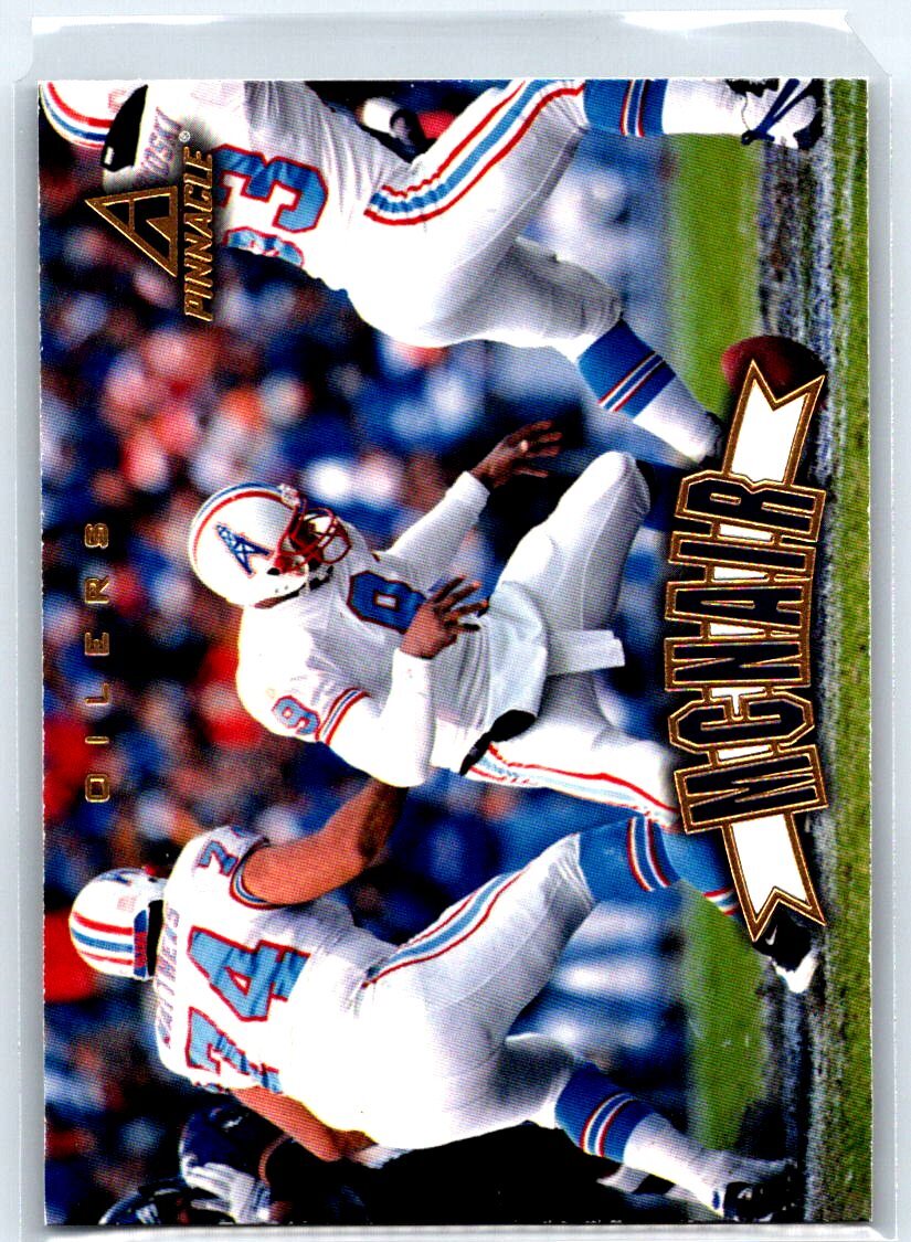 Steve McNair 1997 Pinnacle #64 Football Card Tennessee Oilers