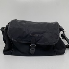 Burberry Flap Nylon Diaper Bag Black