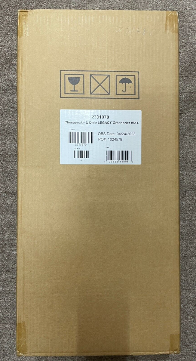 LIONEL 2331070 CHESAPEAKE & OHIO LEGACY GREENBRIER #614 STEAM