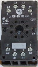 ALLEN BRADLEY Series B 8 Pin Relay Socket 700 HN100