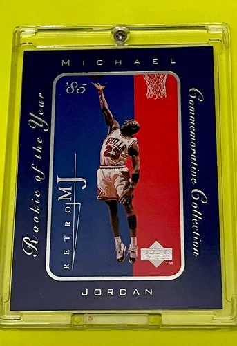 Michael Jordan Card INSERT SILVER CHROME 90’s RARE FOIL SP BULLS JERSEY #23
