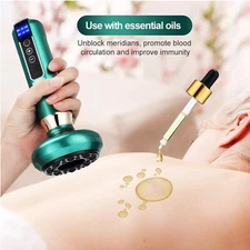 Electric Cupping Massager Vacuum Suction Cup GuaSha Anti Cellulite Beauty Health