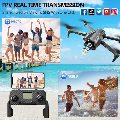 Drohne 4K HD Kamera faltbar Quadcopter GPS Positionierung Luftaufnahmen Drohne - Bild 18 von 21