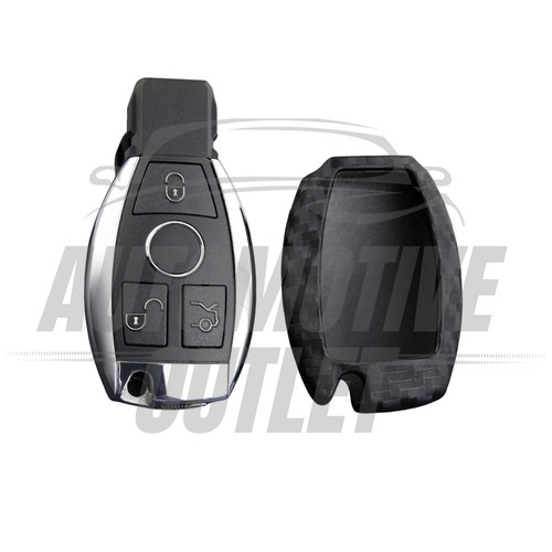 Llavero Suave Cubierta Carcasa Mando Smart Fibra de Carbono Para Benz A160 Clase - Imagen 2 de 11