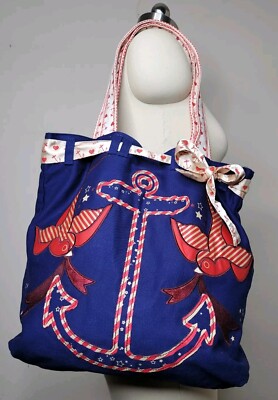 Y2K Disney Loungefly Anchors, Swallows & Hearts Red, White  display picture 3