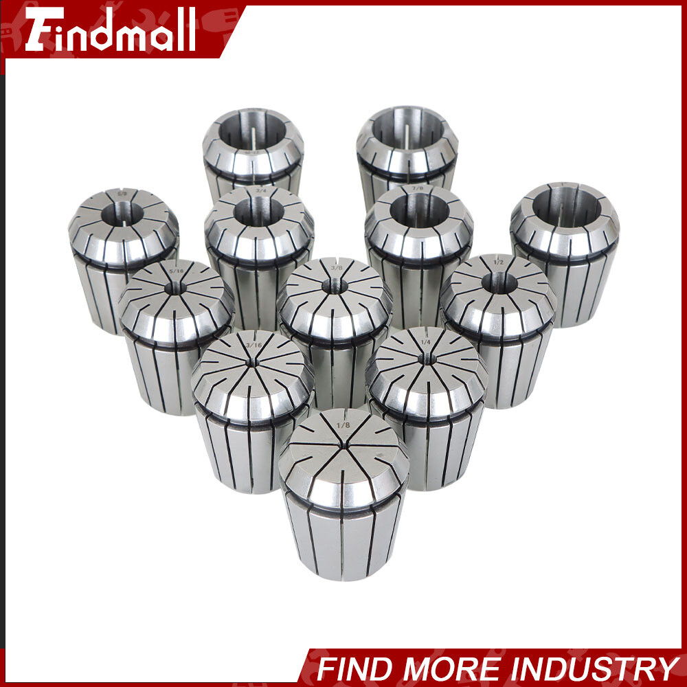 Findmall 8-Piece ER32 Collet Set - 1/8" To 3/4" Sizes, High Accuracy For CNC & Engraving Machines - View #8