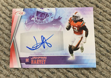 2022 Sage Sneak Peak Auto JAHFARI HARVEY AUTOGRAPH MIAMI HURRICANES SMU MUSTANGS