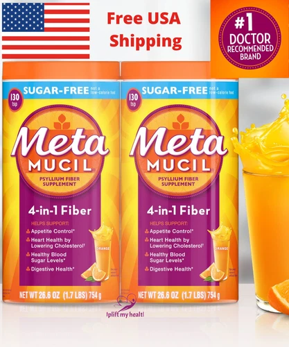 Metamucil MultiHealth Fiber, Sugar Free, 260 Doses NEW! !