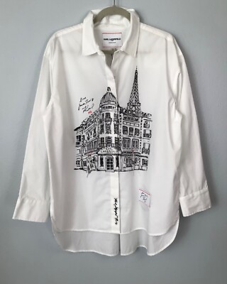 NWT Karl Lagerfeld Paris Limited Edition Button Down Shirt