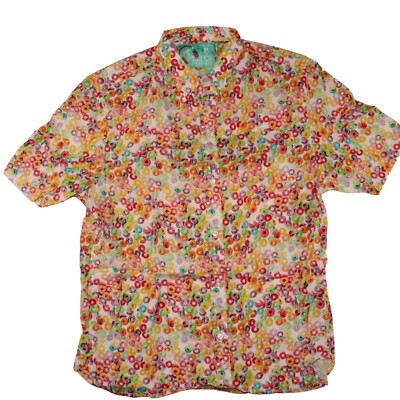 Chubbies The Nutter Med Tooty Fruity Loop Cereal Button Down Collar Dress Shirt