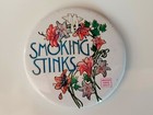 1970's SMOKING STINKS Pinback Button American Cancer Society — photo 3