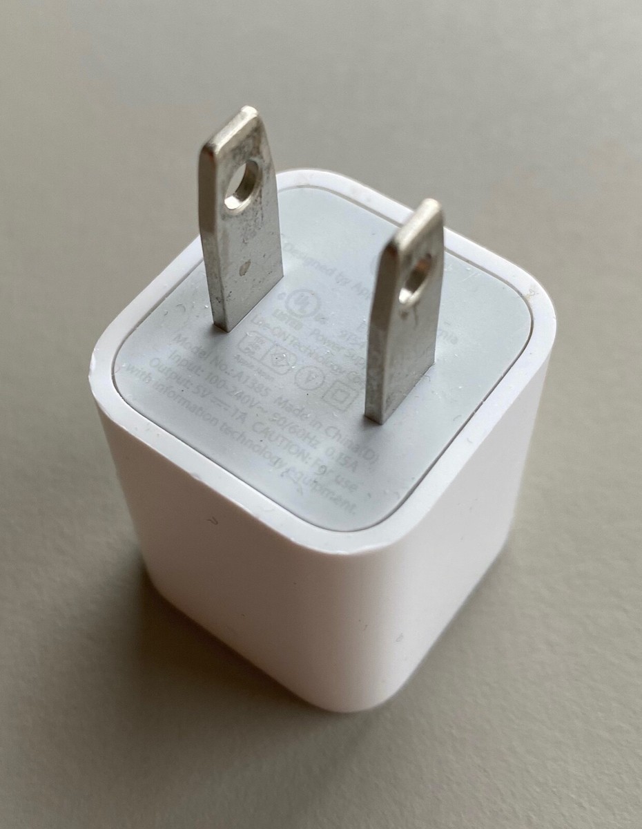 Genuine Apple 5W USB Power Adapter (USA model, 2-prong – model