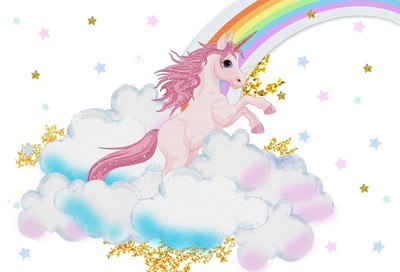 9x6FT Vinyl Unicorn Rainbow Clouds Photography Studio Backdrop Background | eBay