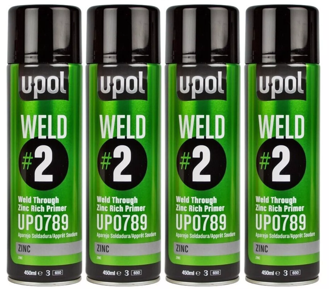 U-Pol U-Pol Weld #2 Weld Through Primer - Zinc Rich - 450ml - WELD/AL - Image 18