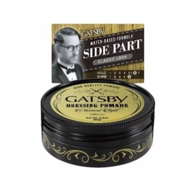 gatsby dressing pomade classical tight Hair Side Part Classic Look 12x80g - DHL formulated with hydrating properties