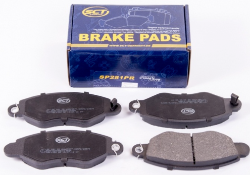 BRAND NEW FRONT BRAKE PADS FORD TRANSIT RWD 2000-2006 SCT Germany SP281 PAD1167