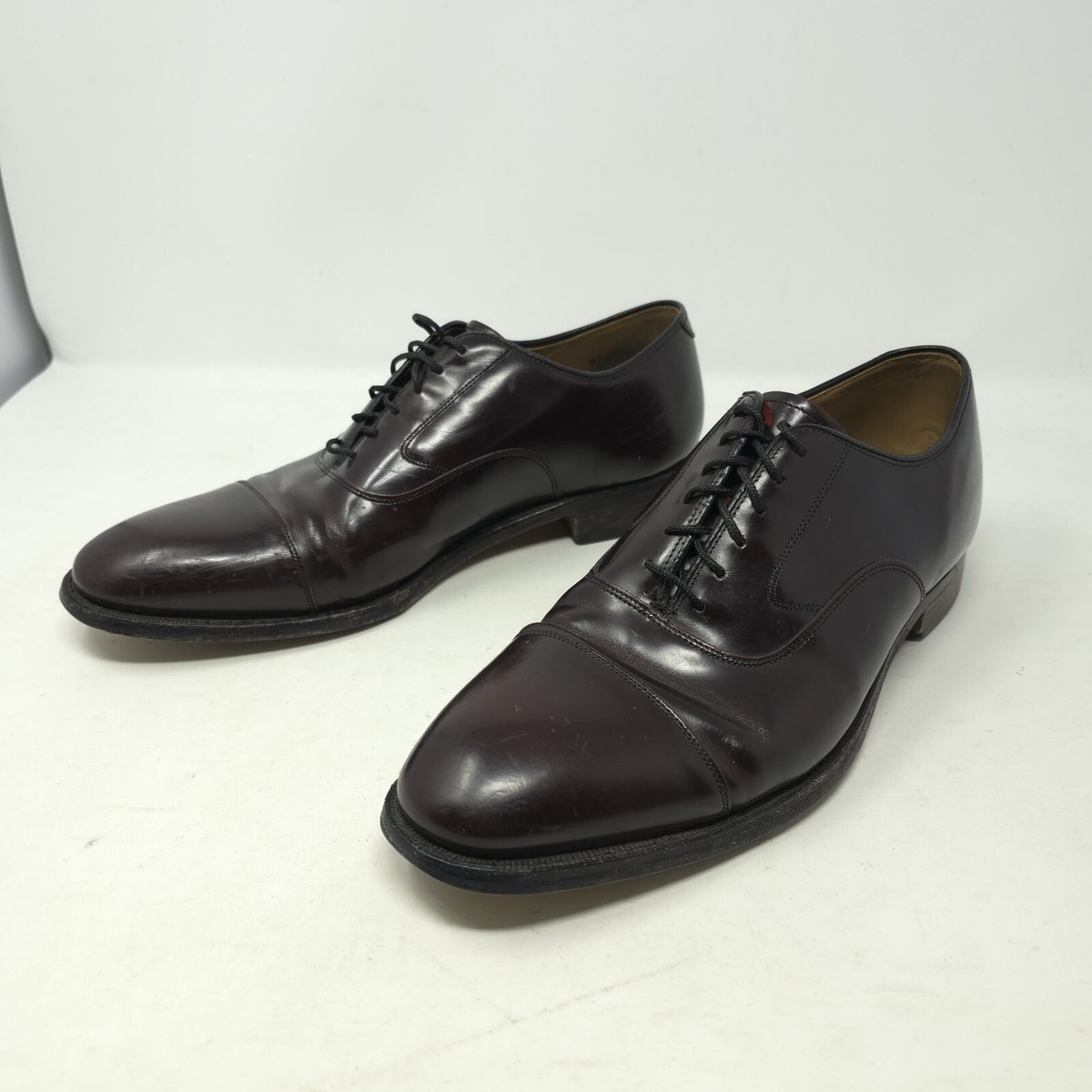 Johnston & Murphy Melton 22-2985 Men's Burgundy Cap Toe Dress