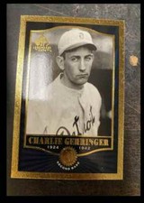 2001 SP LEGENDARY CUTS CHARLIE GEHRINGER DETROIT TIGERS #70