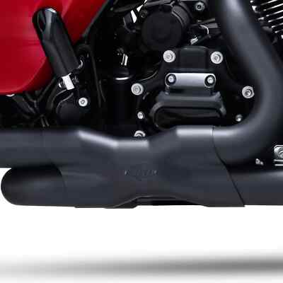 Vance & Hines 46371 Black Power Duals Header System 2017-24 M8