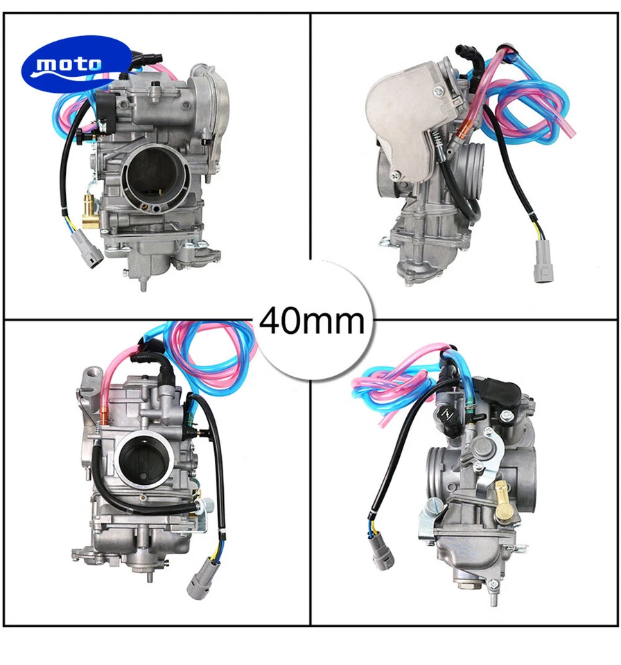 Carburador para KTM 505SXF XCF 2007 Yamaha YFZ450 con cable de acelerador y empuñaduras Foto 2 de 4