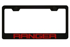 Ford Ranger Black License Plate Frame Ford Ranger Black License Plate Frame