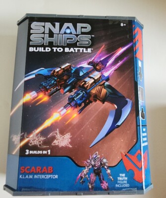 Snap Ships Build to Battle Scarab K.L.A.W. Interceptor - w/The Truth Figure