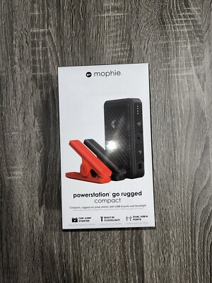 Mophie Power Station Go Rugged AC Ac Power Outlet USB-A Charger Car Starter 
