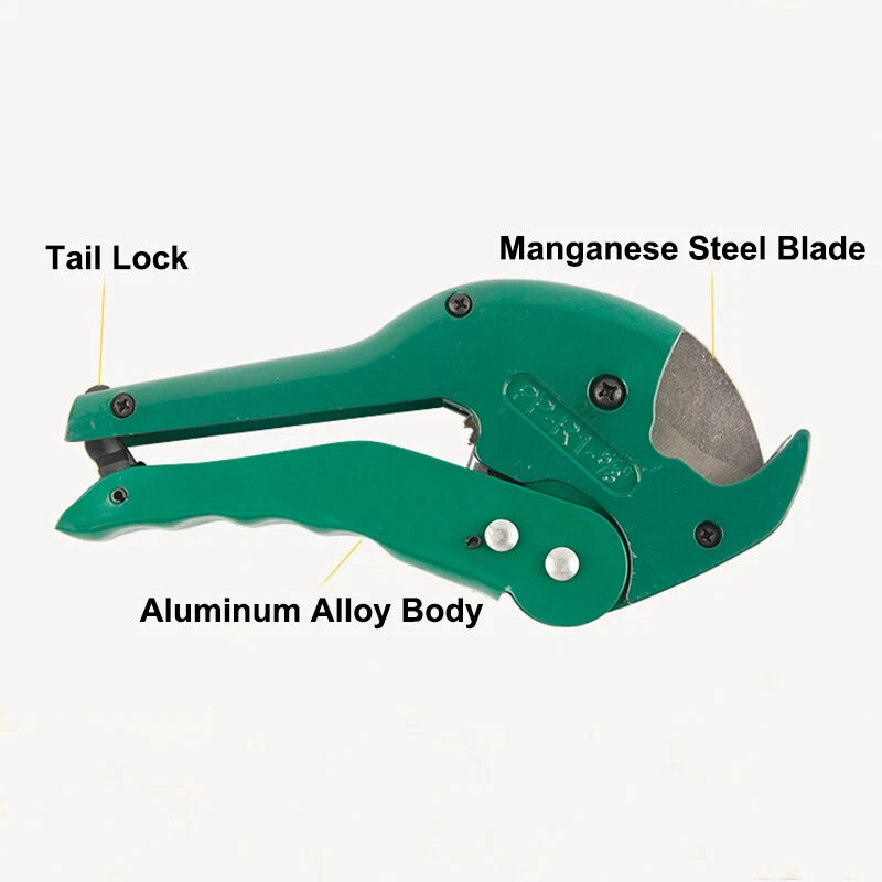 Heavy Duty Pipe Tube PVC Cutter with Metal Handle 1-5/8" (42mm) Ratchet Cut Tool - Image 2 of 4