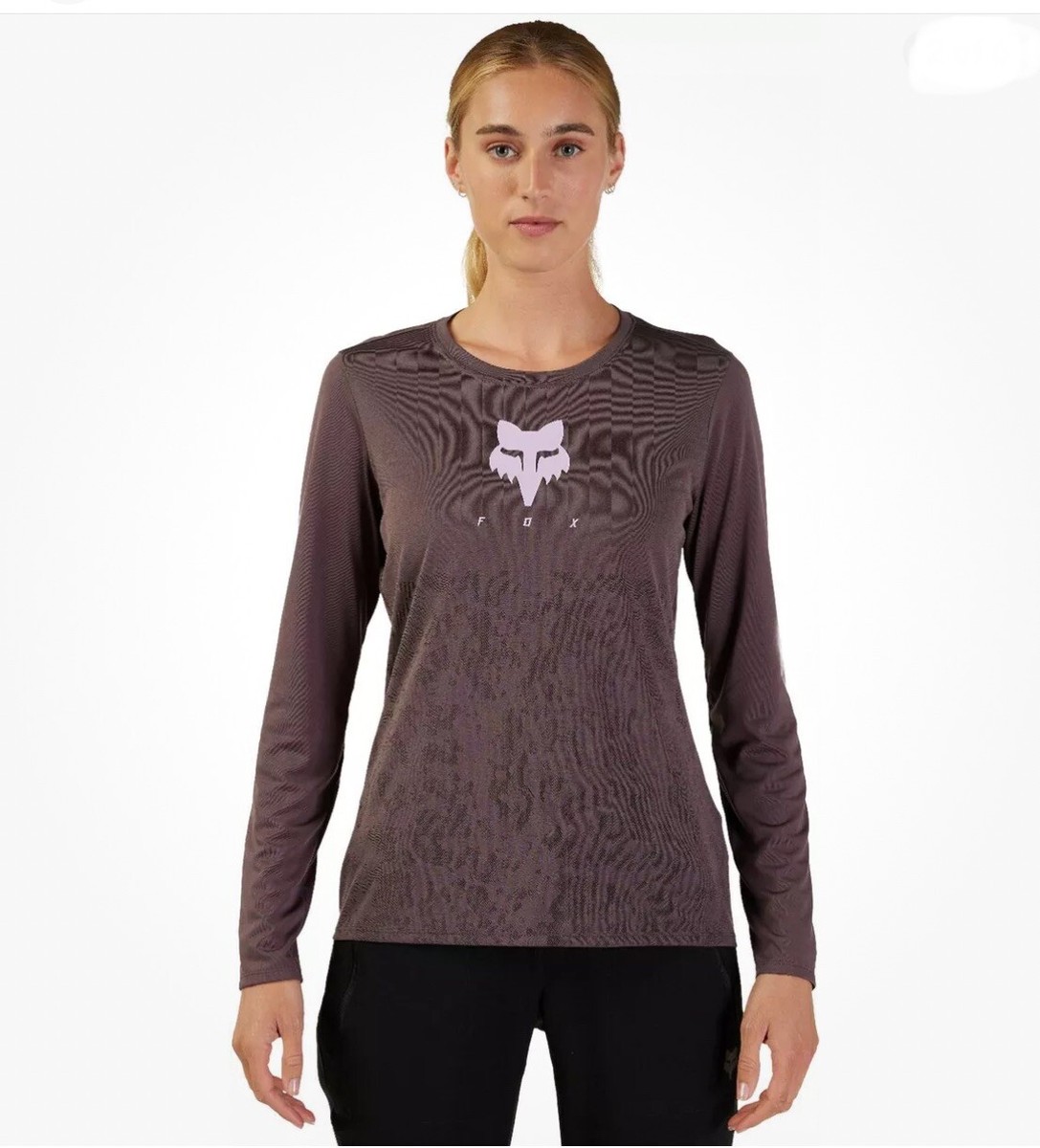 Fox Racing Women's Ranger Tru Dri MTB LS Jersey Small Purple 31113