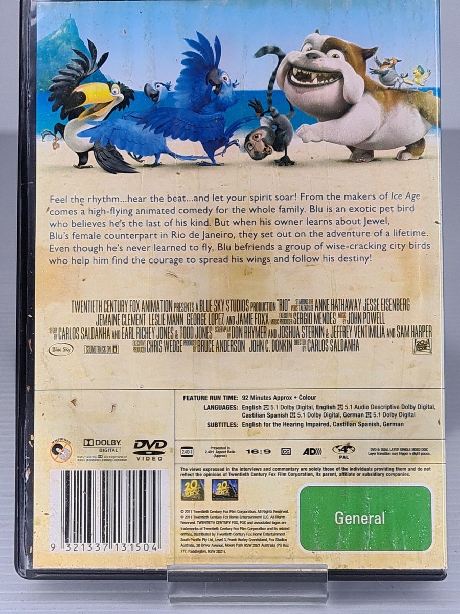 Rio DVD 9321337131504 | eBay Australia
