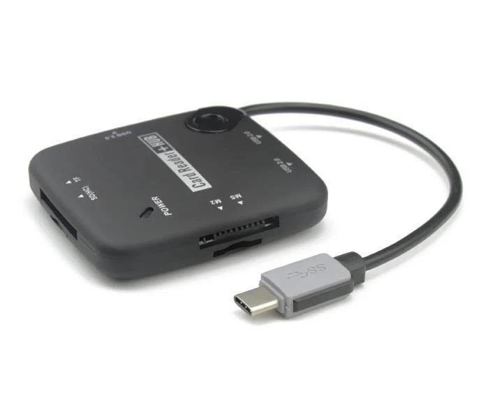 Type C USB 3.0 OTG SD TF Card Reader For MacBook LG G5 G6 SAMSUNG Note20 10 S21 - Image 2 of 4