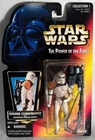 TATOOINE STORMTROOPER Red Card 1996  Kenner Star Wars Power of the Force NIP!