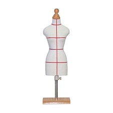Doll Dress Form Miniature Dress Model with Line Supplies Support Adjustable