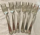 Set of 6 Gorham Etruscan Salad Forks 6 1/4" Sterling Silver approx. 7 oz No Mono