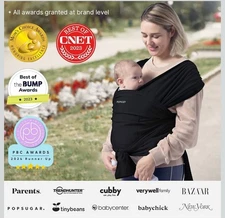 Momcozy Baby Wrap Carrier, Easy to Wear Infant Carrier Slings, Lightweight Hands