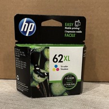 New Genuine HP 62XL Tricolor Ink Cartridge C2P07AN Expired May 2019
