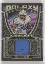 2021 Panini Obsidian Galaxy Gear Electric Etch Green 38/50 Austin Ekeler 00ma