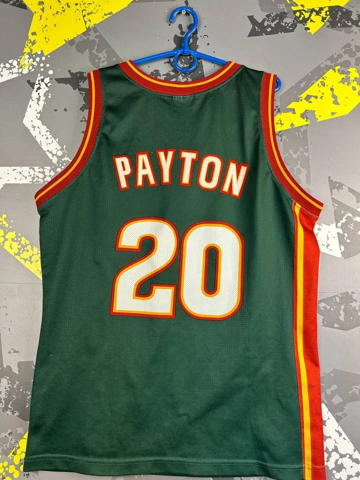 Camiseta Payton Seattle SuperSonics De Colección Camiseta de Baloncesto NBA Campeón Hombres Mig93 Foto 2 de 4