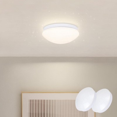 2 Stück Deckenleuchte 5W Flurlampe Rund Deckenlampe für Kinderzimmer Treppenhaus