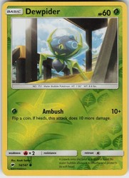 Dewpider 14/147 Burning Shadows Reverse Holo Common