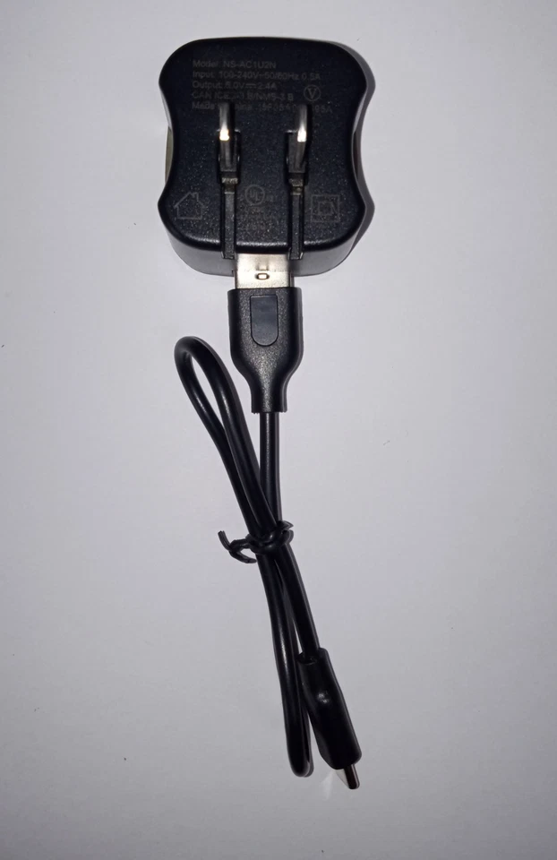 Insignia USB 壁式充电器 适用于平板电脑 NS-AC1U2N 5.0V 2.4A — 第 2/4 张图片