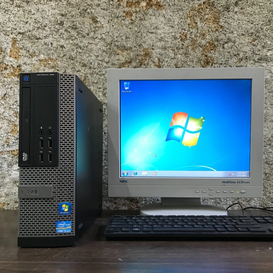 DELL OptiPlex 990 SFF PC i5-2400 3.1GHz 16GB RAM 256GB SSD Windows 7 Pro 64-Bit - Image 2 of 4